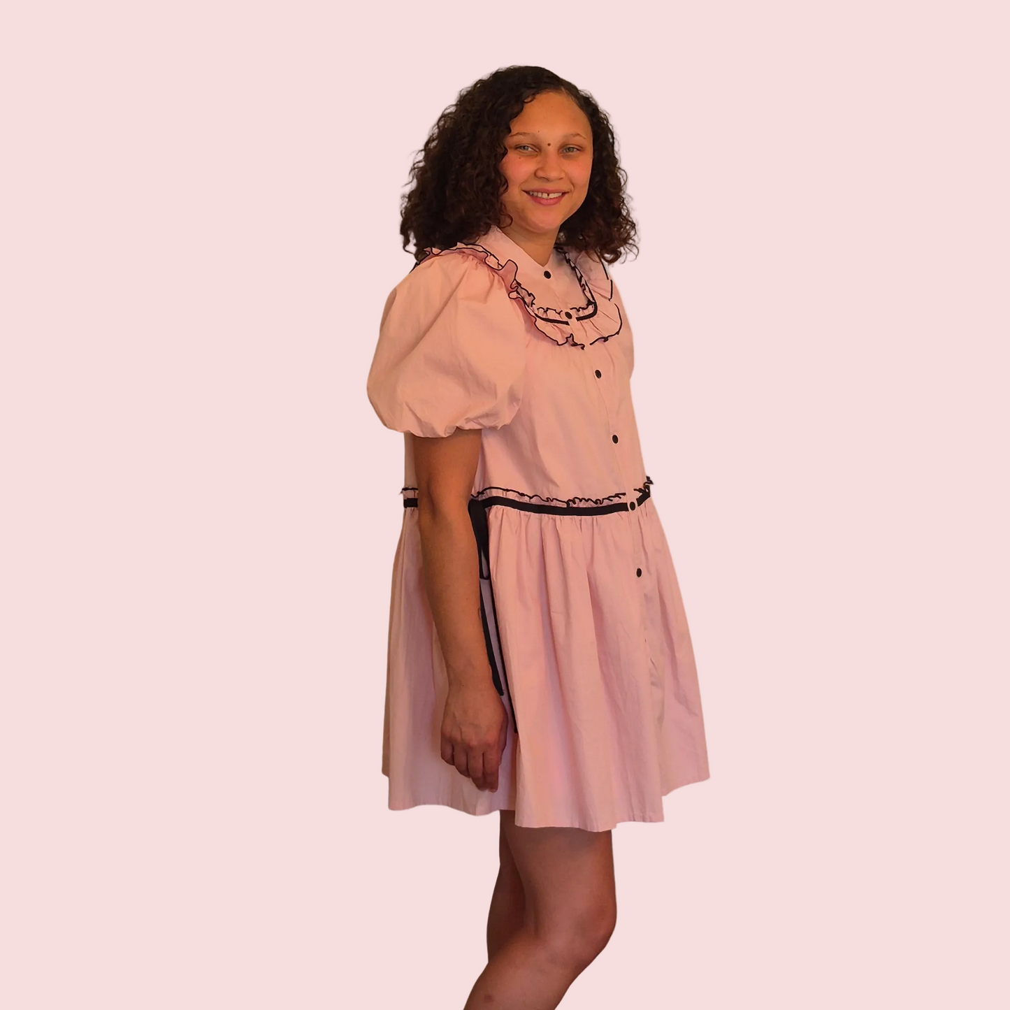 Sweetie Pie Noir Babydoll Dress