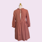 Ginger Ruffle Neck Babydoll Dress
