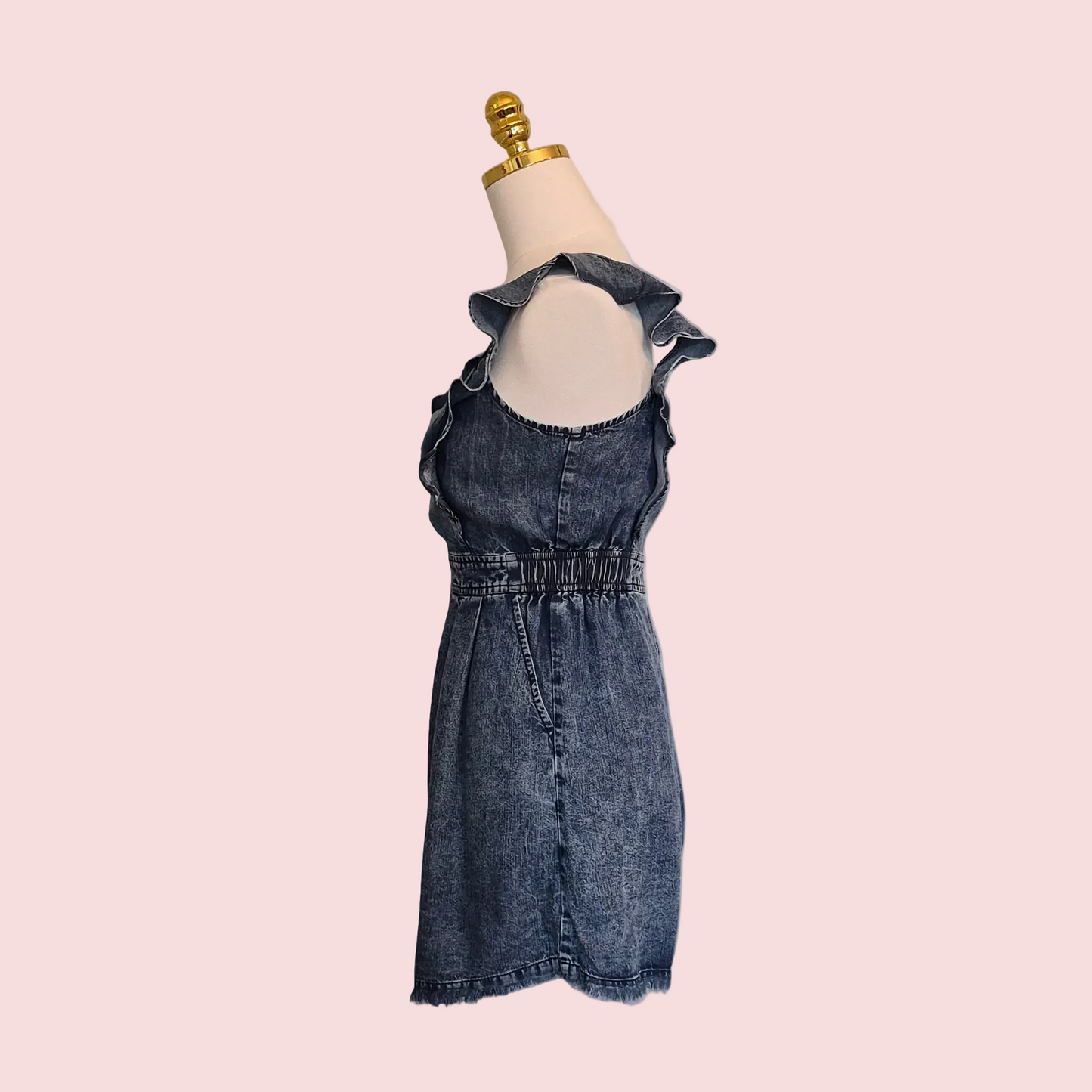Sweetheart Denim Romper
