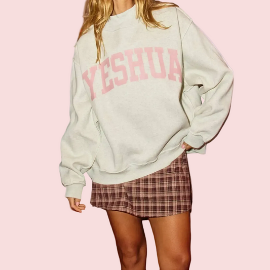 YESHUA/YHWH Reversible Mock-neck Sweatshirt