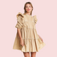 Latte Ruffle Babydoll Dress