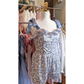 Blue Floral Romper