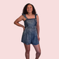 Sweetheart Denim Romper